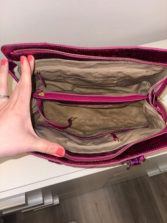 Brahmin Finley High-Voltage Satchel Bag - Picture 8 of 17